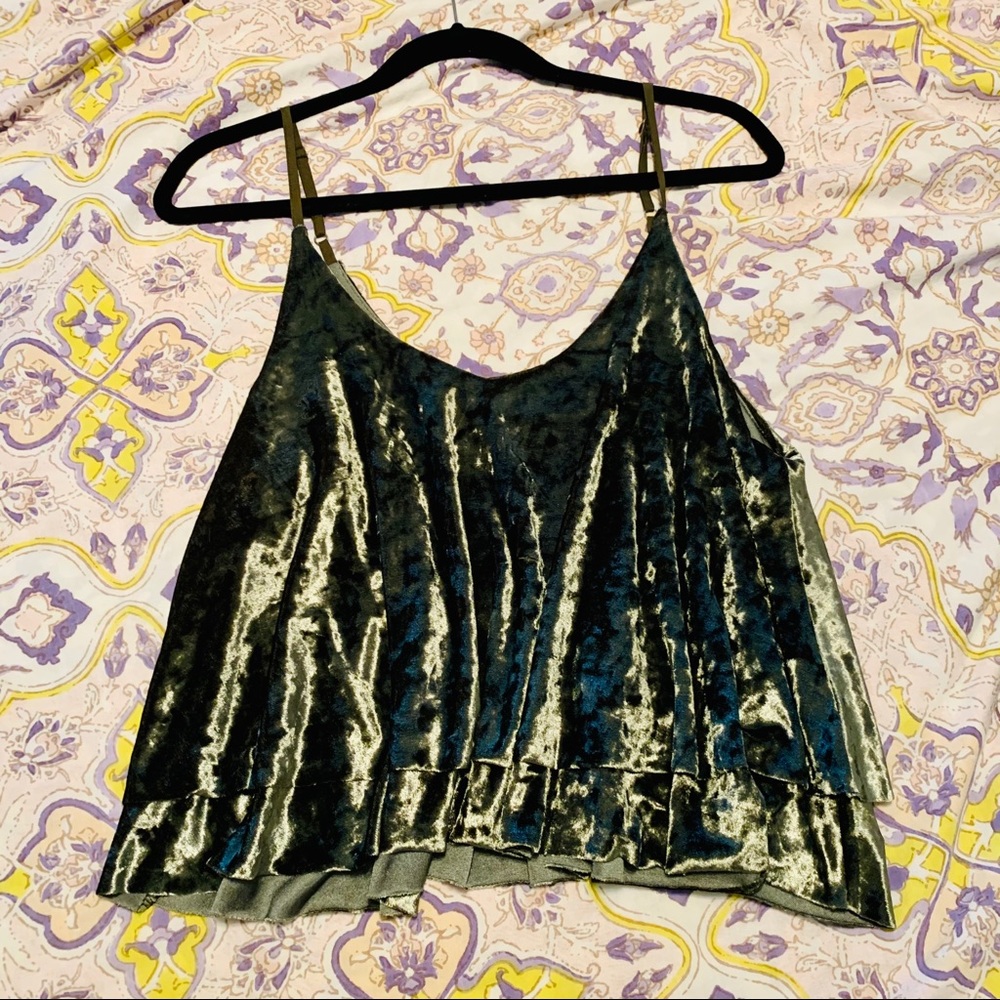 Buddy Love Crushed Velvet Tank Top